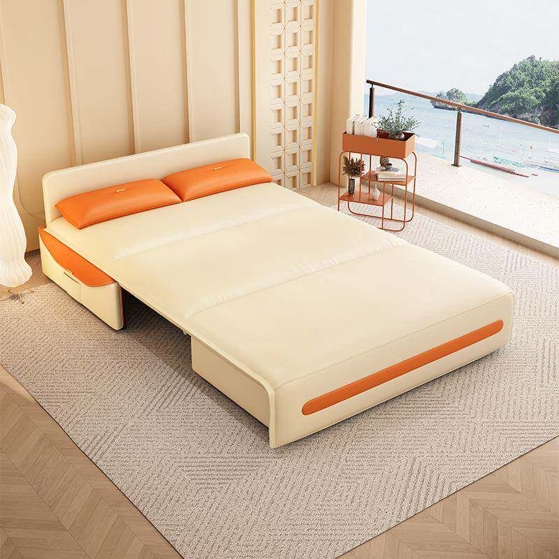 两用电动沙发床多功能自动伸缩单双人小户型客厅书房现代简约沙发