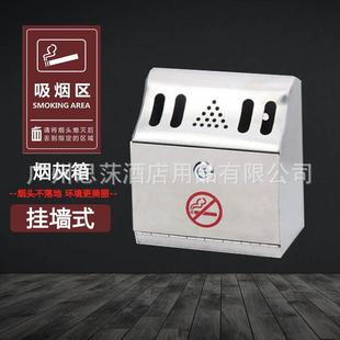双列挂墙式烟灰柱烟灰桶电线杆烟灰盒烟头烟蒂收集箱烟灰箱户外大