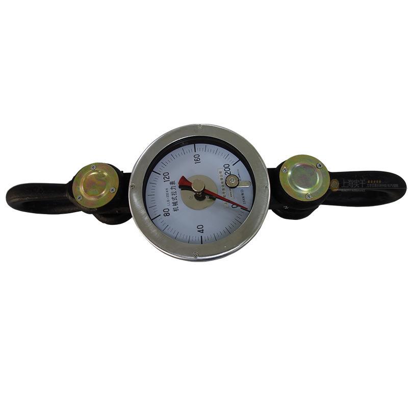 钻机机械拉力表0-200kn机械式表盘拉力测力计工业机械式拉力计