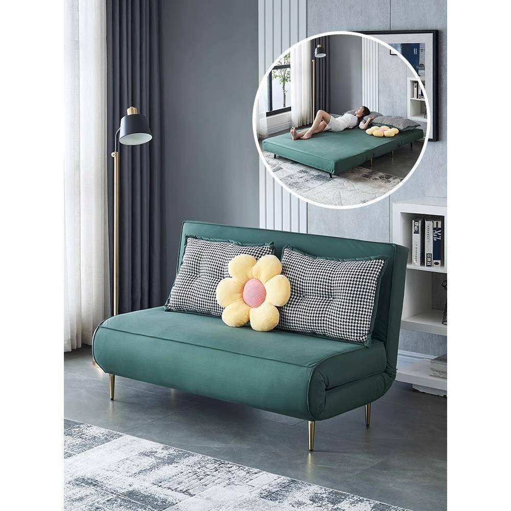 折叠沙发床两用单人北欧简易小户型办公室卧室书房1.2米沙发床