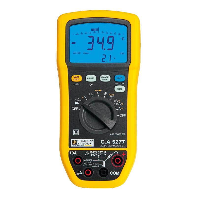 法国CHAUVINARNOUXCA5277真有效值双显示数字万用表