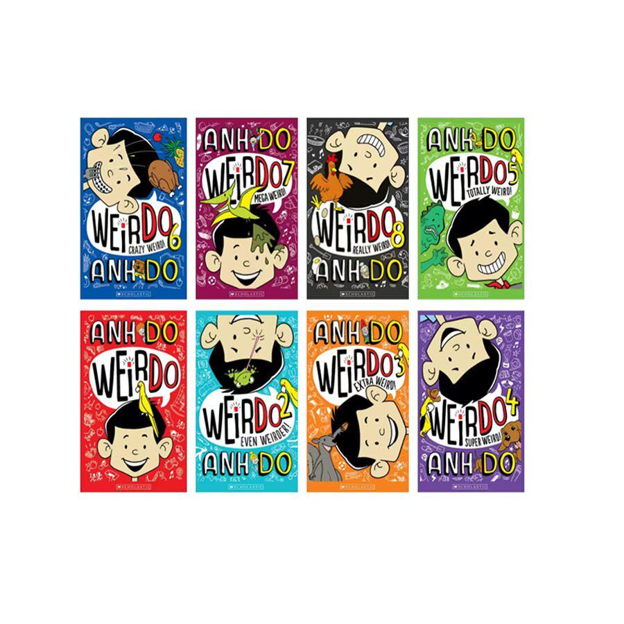 英文版WeirDo系列8册幽默搞笑风靡全球的儿童漫画小说