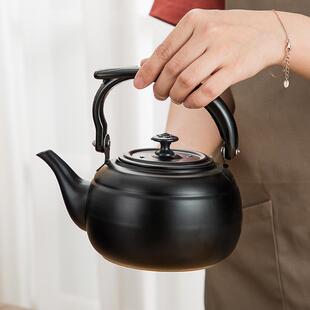 电陶炉小茶壶 电磁炉平底烧水壶 酒精炉可明火不锈钢茶楼煮茶提壶