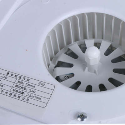 巴尔10寸家用厨房开孔23吸顶吊顶排风浴室卫生间换气排气扇KLT-16