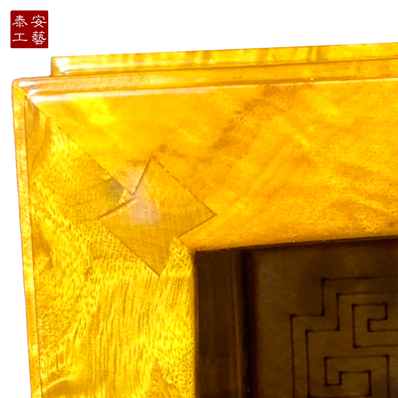 速发高档金丝楠木盒寿实木榫卯迁坟防潮黑檀材盒男用款纯寿寿盒