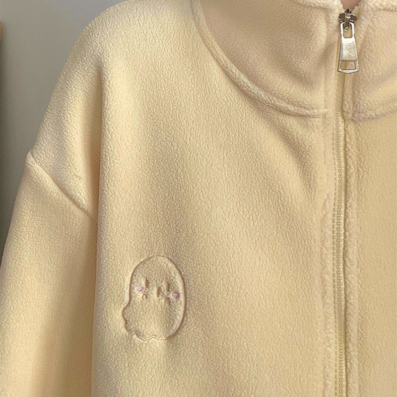 速发奶动黄色极地士运油衫夹珊,秋冬克瑚天鹅绒,小人儿,衬里和