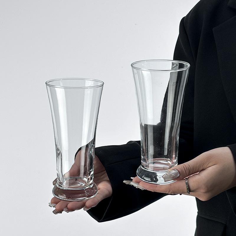 速发玻璃杯子杯 鸡尾酒杯杯茶杯 收腰奶托杯果汁杯长岛冰茶杯