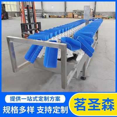 海鲜重量分选机整鱼重量剔除分选动态称重小龙虾梭子蟹分选设备