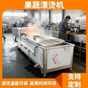 预制菜预煮机 桑芽土豆片藕漂烫机茶叶杀青 菜叶漂烫机杀青机