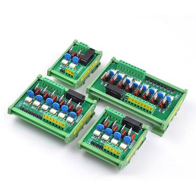 光耦隔离IO单片机PLCp交流放大板AC-V输出无触点固态继电