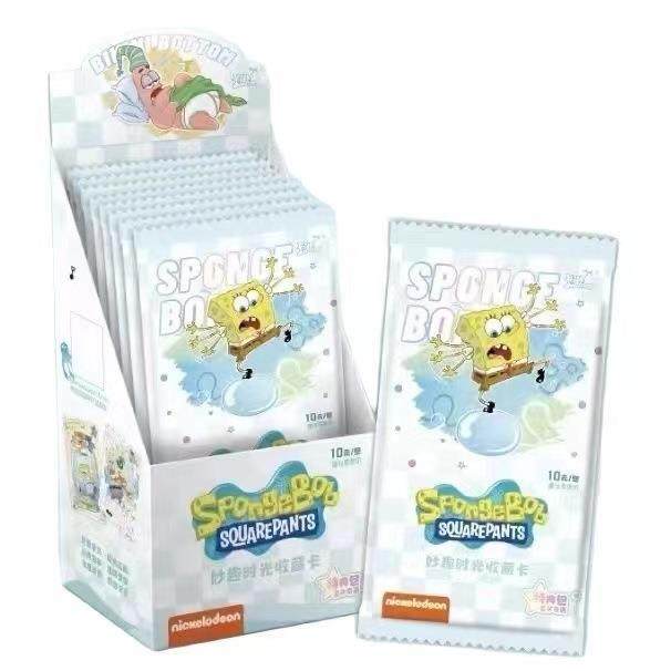 卡游海绵宝宝卡片特典包第2弹妙趣时光收藏小卡AR卡牌周边正版,文具电教/文化用品/商务用品,贺卡/明信片,淘宝优惠券,粉丝福利购,淘宝优惠卷