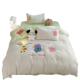 卡通纯棉水洗棉床上四件套全棉儿童学生宿舍床单被套三件套4