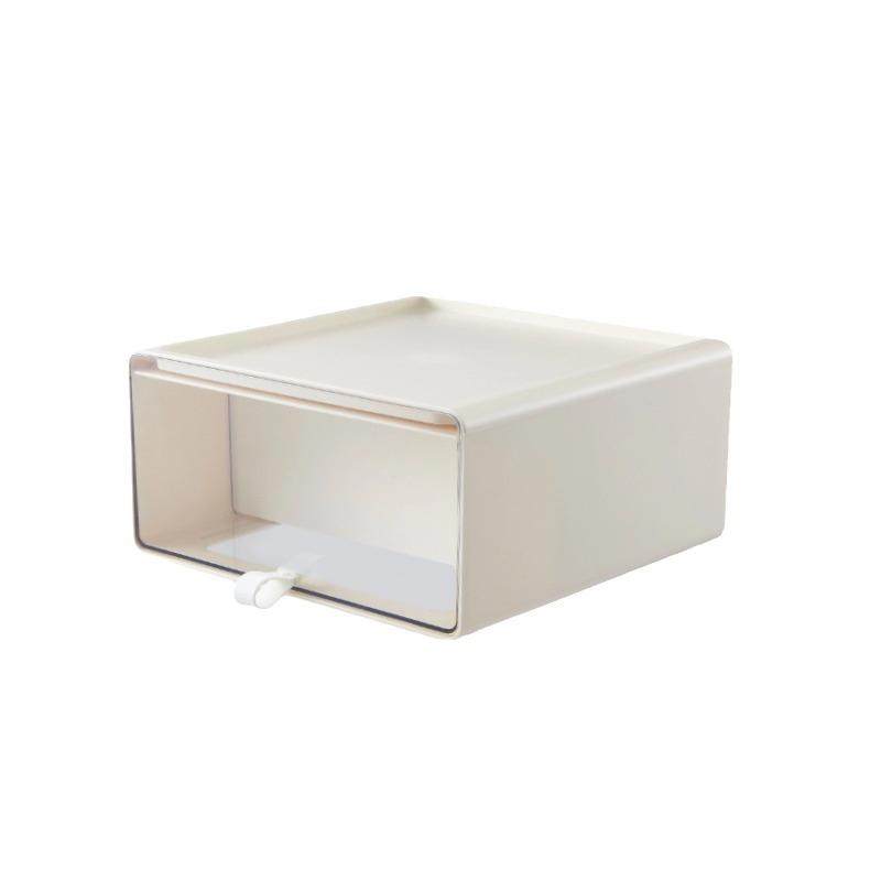家用桌面手办收纳盒透明抽屉式整理化妆品杂物塑料防尘盲盒展示盒,收纳整理,首饰盒,淘宝优惠券,粉丝福利购,淘宝优惠卷