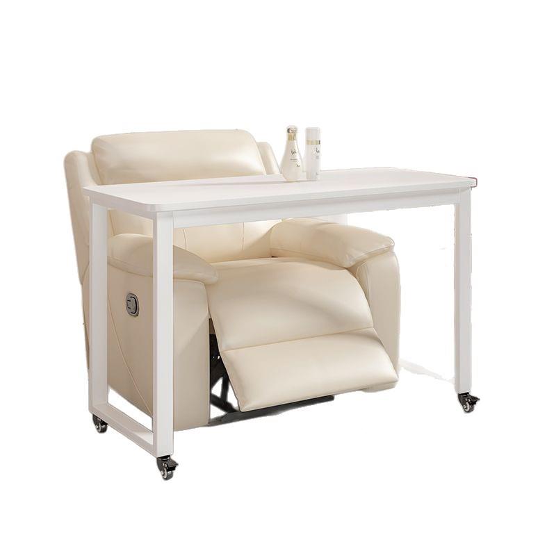 无品牌/可移动美甲桌单层日跨式发桌美甲沙发带轮子现代简约沙黑