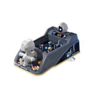 儿童弹珠射击游戏机闯关打靶计分声光弹射桌游益智玩具星际弹珠机