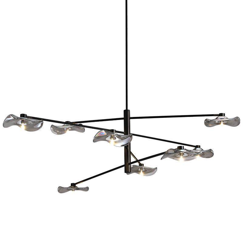 客厅吊灯现代创意个性异形镭射玻璃枝型餐厅卧室LED灯具热销,家装灯饰光源,智能吊灯,淘宝优惠券,粉丝福利购,淘宝优惠卷