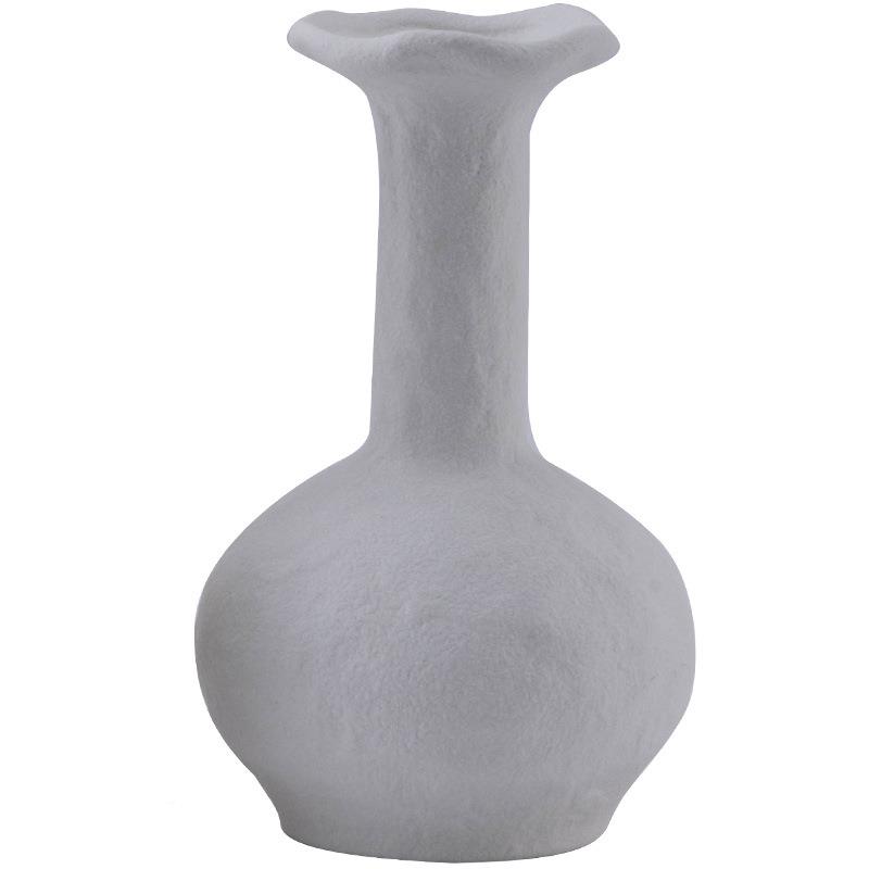 in北欧白色现代瓷HJZ柜装饰s干花花陶瓶民宿客厅电视插花摆件