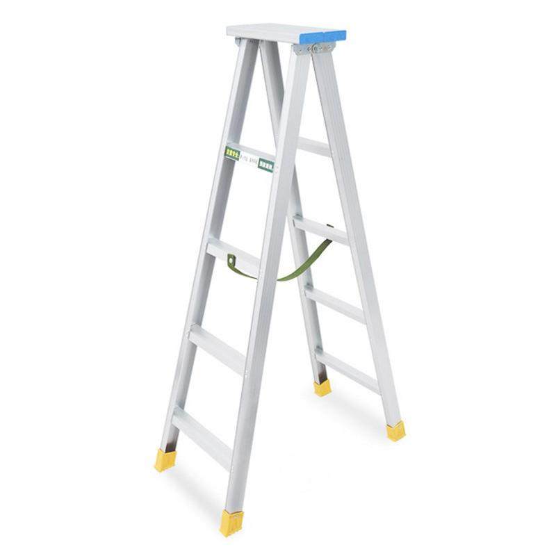 9年厂家直供铝合金人字梯子铝合金折叠梯双面加厚工程款折叠梯子