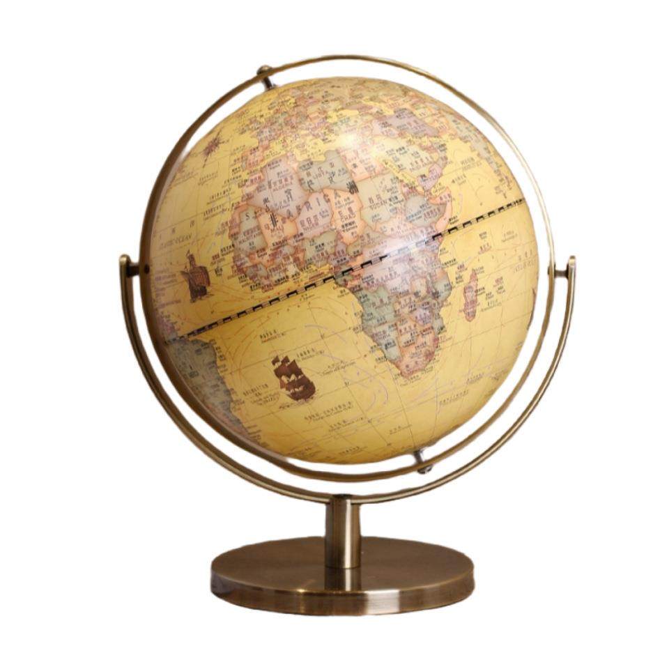 地球仪摆件复古书房桌面办公室酒柜装饰品世界地图家居客厅柜摆设,文具电教/文化用品/商务用品,教学标本/模型,淘宝优惠券,粉丝福利购,淘宝优惠卷