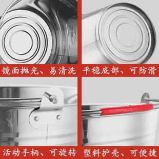 不锈钢泔水桶带滤网干湿分u离垃圾桶厨余厨房过滤剩菜剩饭茶水手