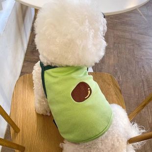 防掉毛背心吊带猫咪小型犬幼犬泰迪比熊博美太迪 狗狗衣服宠物薄款