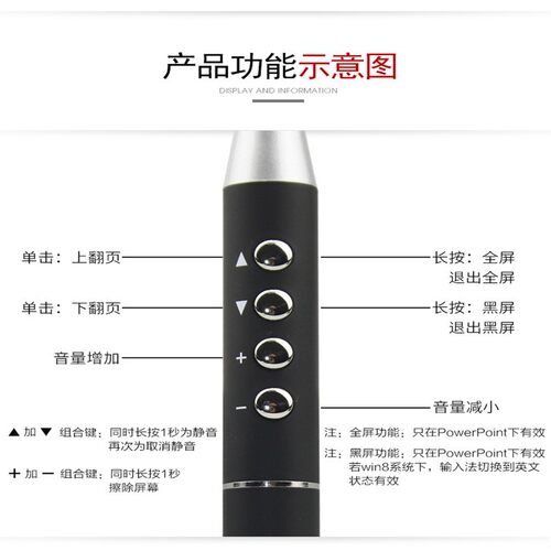 希沃红外触摸白板翻页书写笔课件电脑遥控笔多媒体班班通