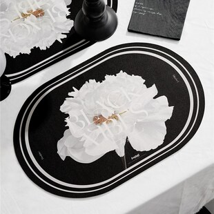 oo现代防水防油西餐垫免洗办公室桌垫饭桌餐垫隔热垫皮垫