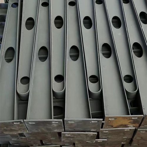 定制雨棚挑梁 碳钢喷塑牛腿 玻璃支架 H型钢雨棚梁 满焊T型钢