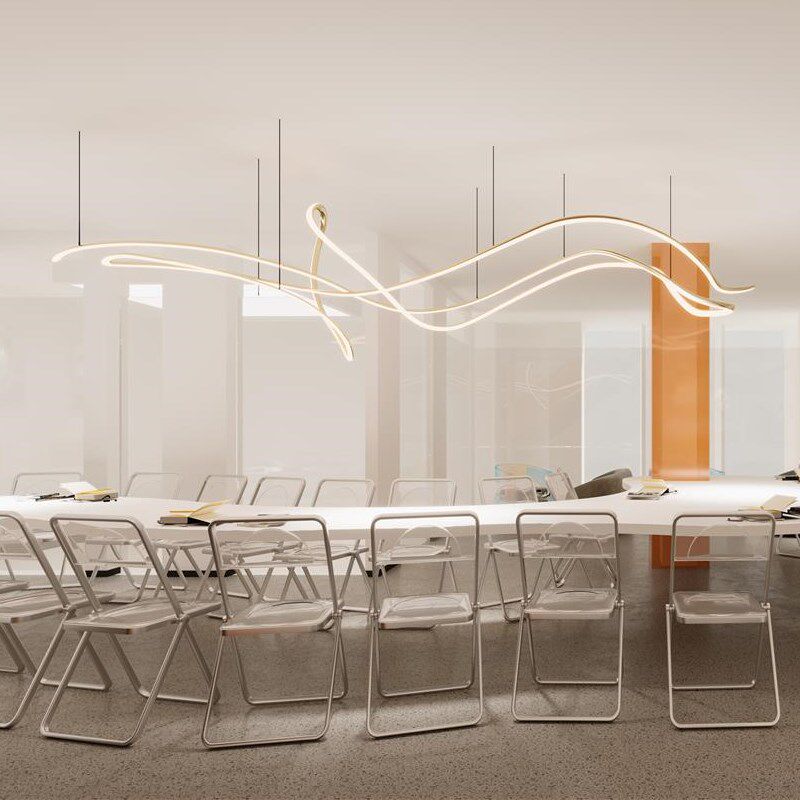 后现代设计师吊灯具酒店公司办公室前台吧台展厅样板间院