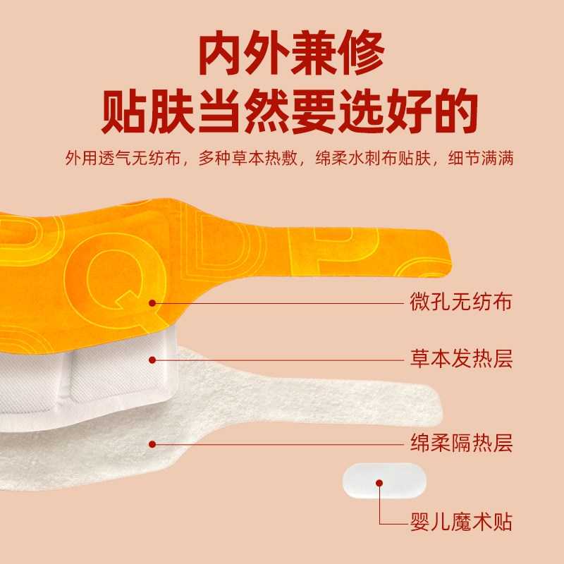 佩奇袋鼠艾草蒸汽颈椎热敷贴肩颈草本暖贴颈草本暖贴颈脖围脖舒缓