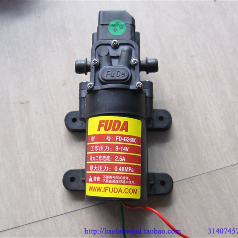 1L 18 20升电动喷雾器配FD-G2900压力隔膜泵电机智能 回流