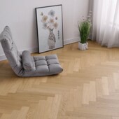 橡木色新三层字拼鱼骨拼地暖锁扣复合实木