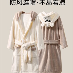 儿童浴巾2025新款全棉a类裹全身可穿儿童专用连帽长款男女通专用