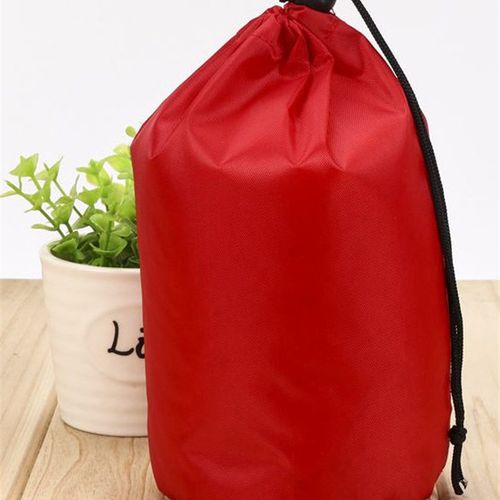 涂银防水布料遮阳防晒面料牛津布束口袋羽绒服抽绳袋涤纶袋防尘袋