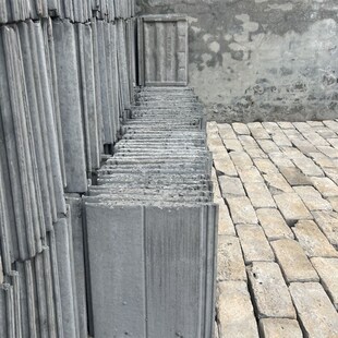 水泥瓦片平板彩瓦混凝土别墅屋面大波形瓦屋顶脊瓦碧桂园檐口边瓦