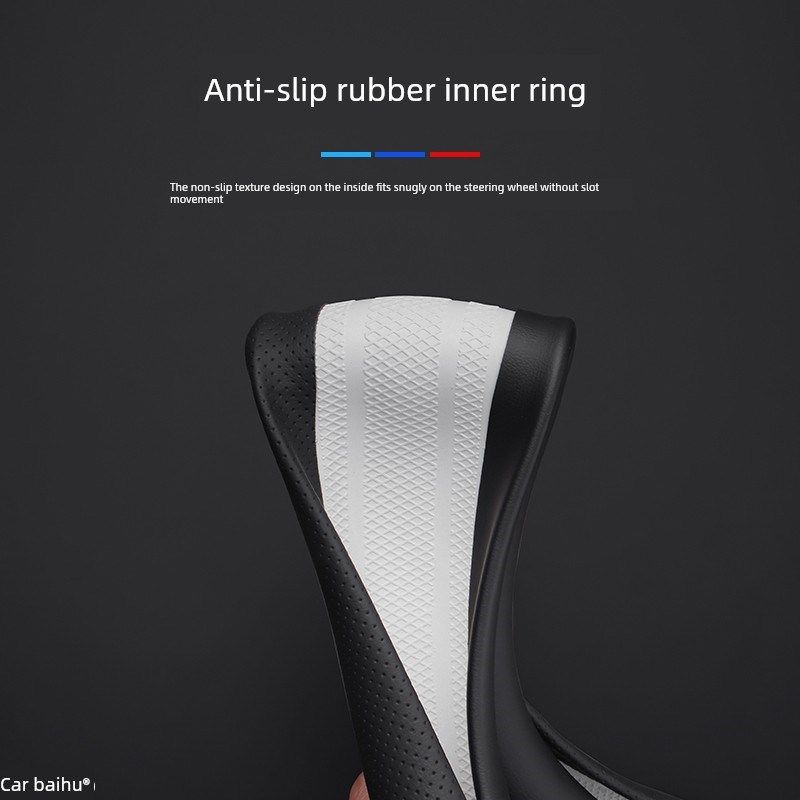 适用17/18款哈弗h2s方向盘套四季通用超薄防滑真皮免手缝汽车把套