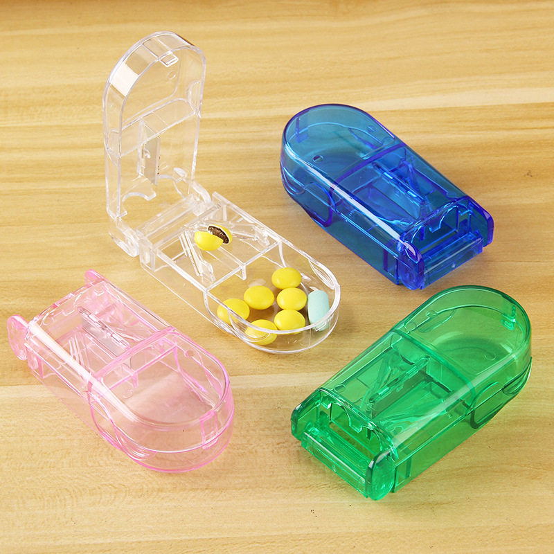 便携式透明药品分割切药器