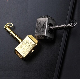 新款雷神之锤决策球电唱机指尖陀螺金属创意手指休闲解压玩具推牌