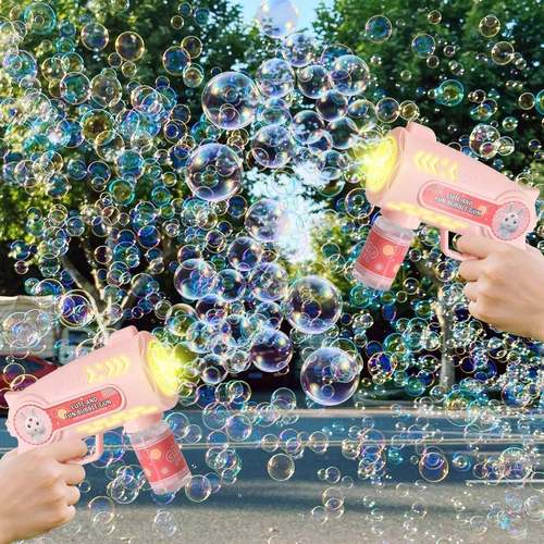 吹泡泡机女孩儿童手持水枪气球户外草坪生日布置氛围装饰拍照道具