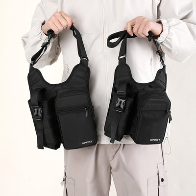 散步出行便携工具包轻便新款男生旅行背包户外运动休闲单肩斜挎包