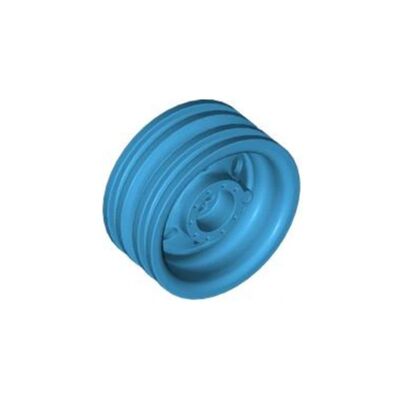 乐高/LEGO积木零配件 6443915 56904 深湖蓝色 30x14 轮毂 98821