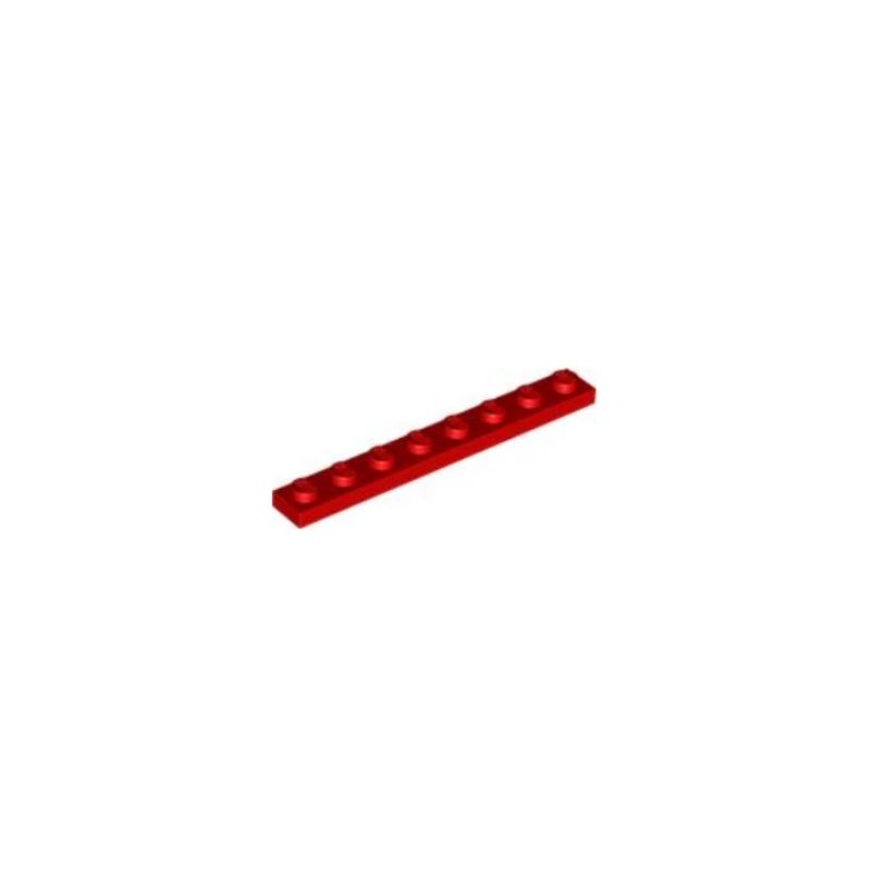 乐高/LEGO积木零配件 346021 3460 红色 1x8 基础板