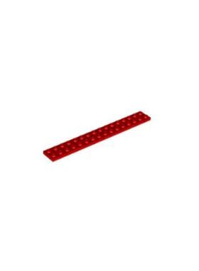 乐高LEGO积木零件 428221 4282 红色 2x16 基础板 小颗粒