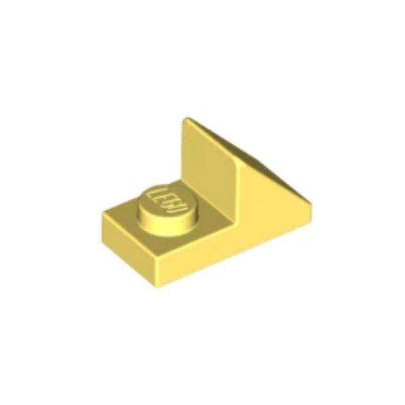 乐高/LEGO积木零件 6296495 15672 92946 亮浅黄色 1x2 斜坡面板