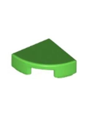 乐高/LEGO零件 6275873 25269 亮绿色 1x1 1/4圆光面板 48410