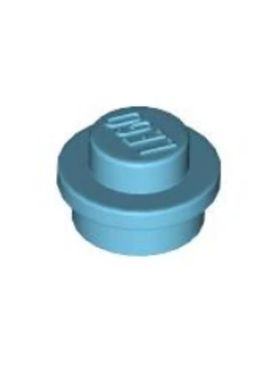 乐高/LEGO积木零件 6102986 4073 6141 34823 中湖蓝色 1x1小圆板