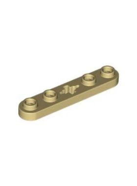 乐高/LEGO积木零件 6311104 32124 50029  米色 1x5 中间带轴孔板