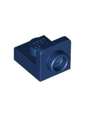 乐高/LEGO积木零配件 6462497 36840 深蓝色 1x1 反向托架件