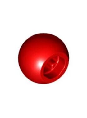 乐高/LEGO零件 4290714 32474 4178640 红色 10.2mm连接球转向球