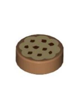 乐高/LEGO 6287854  98138pb014 35381中肉色 1x1光面板 曲奇饼干